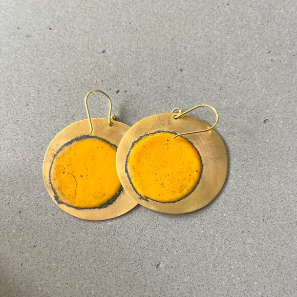 NWOT HANDMADE Lightweight Titanium Earrings - Picture 3 of 5